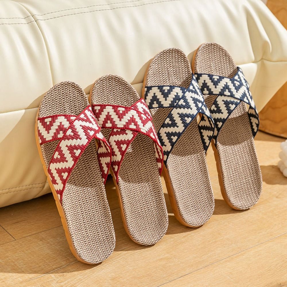 Fashion Ethnic Style Linen Cro - مراجعة Women'S Shoes Non Slip وسعره